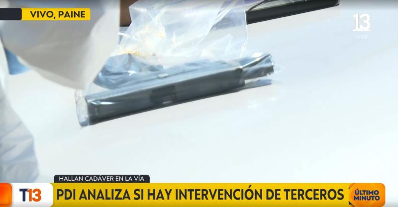 T13 - El arma de fuego encontrado junto al hombre en Paine