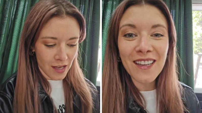 El percance que sufrió Carla Jara como vocal de mesa - T13