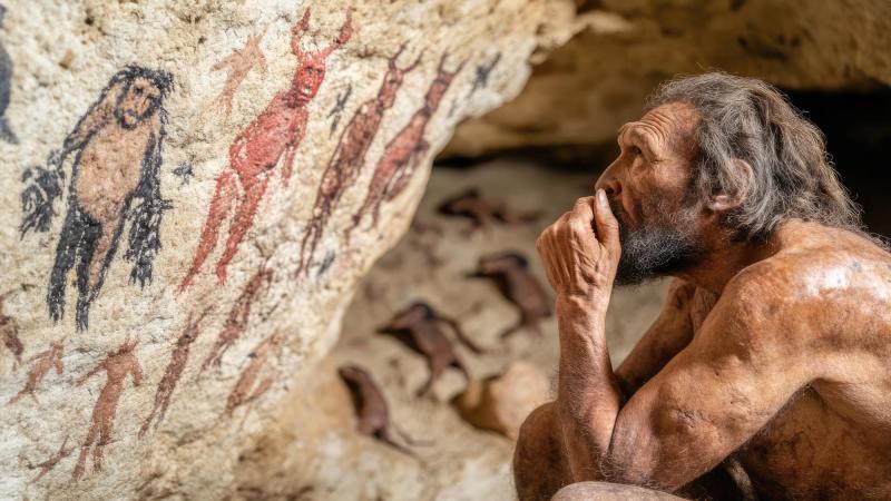 Freepik (elaborada con IA) - ¿Cuándo fue el primer beso? Científicos han descubierto que los neandertales "probablemente también tenían la costumbre de besarse"