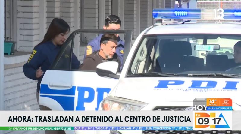 Tu Día - Salida de imputado por triple homicidio en La Reina