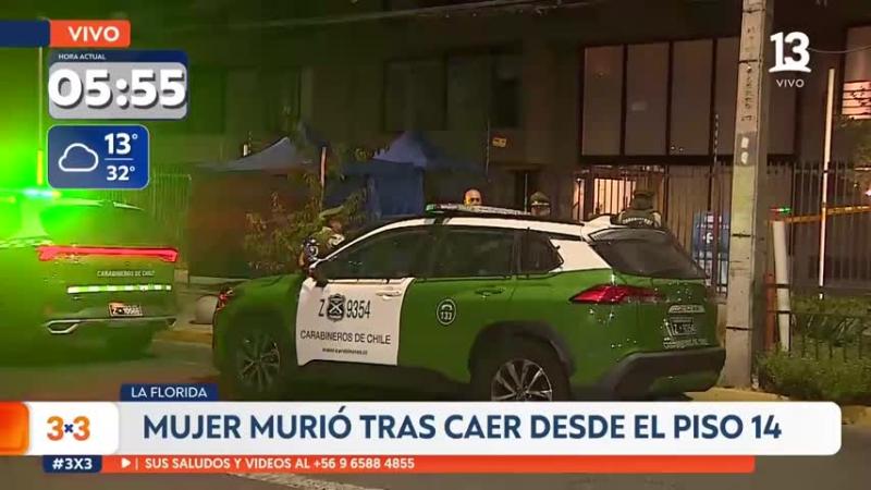 Mujer muere tras caer de piso 14 en La Florida: Investigan violencia intrafamiliar