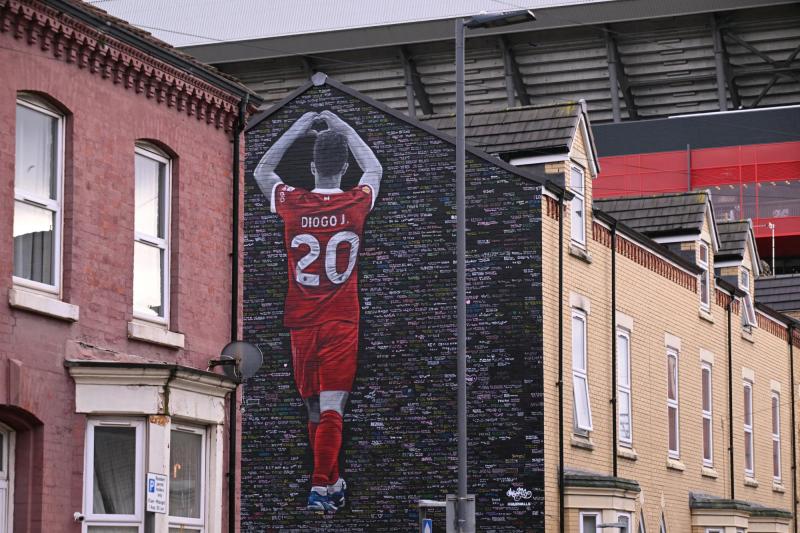 El homenaje "familiar" del Liverpool para Diogo Jota | AFP