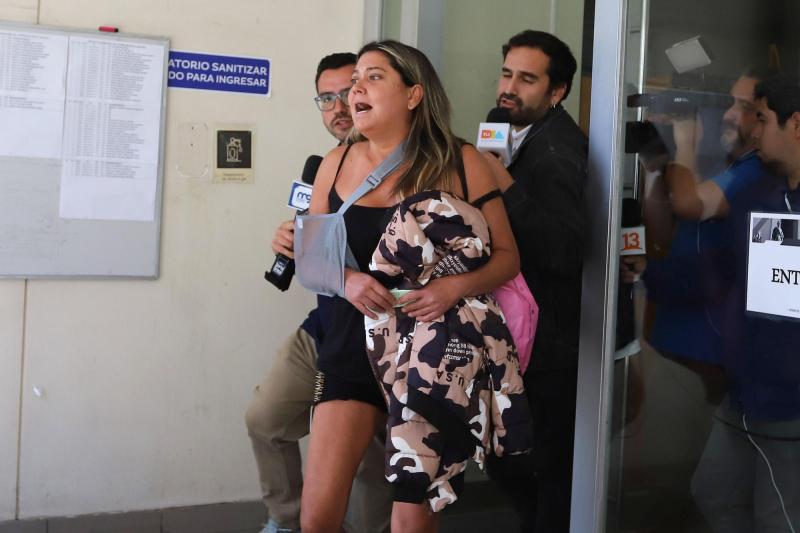 Agencia Uno - Control de detención de Denisse Campos