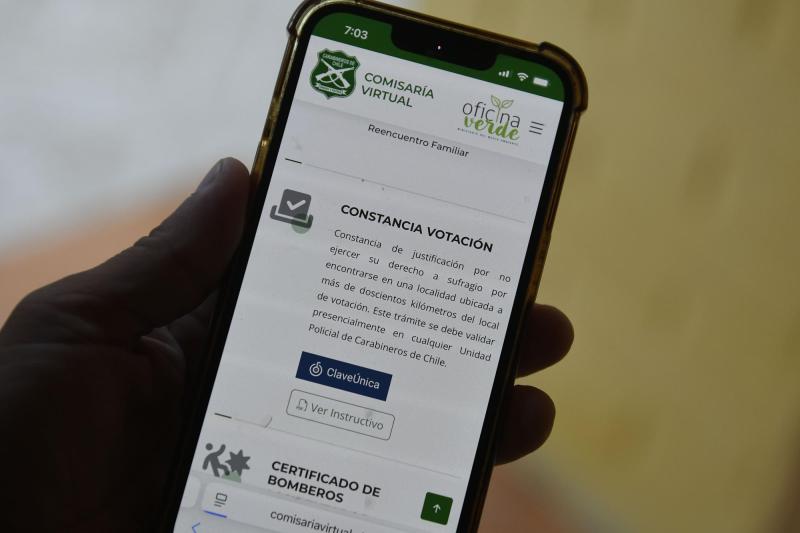 Agencia Uno - El trámite para excusarse de votar por distancia esta segunda vuelta se puede hacer en Comisaría Virtual
