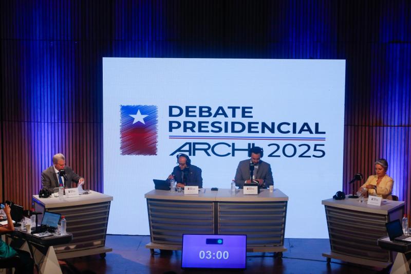 Agencia Uno (Archivo) - Debate Archi entre Jeannette Jara y José Antonio Kast