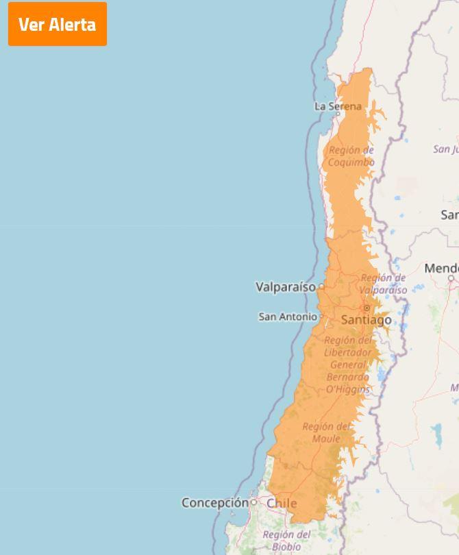 Zonas con alerta por altas temperaturas - DMC