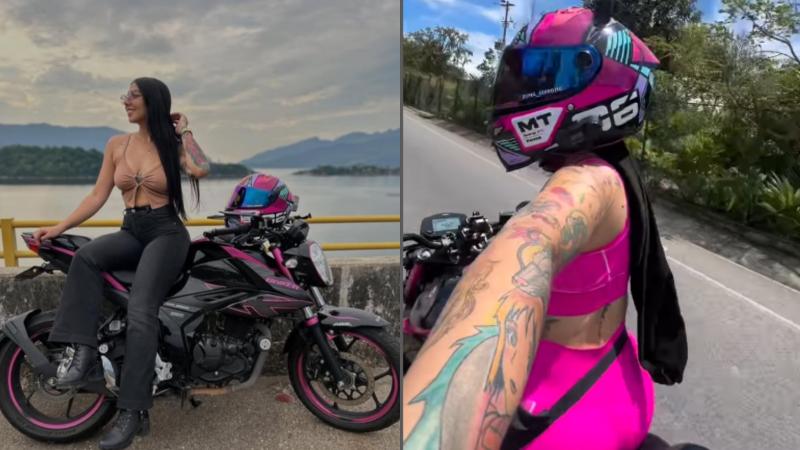 Instagram - Influencer motociclista falleció tras impactar de frente con camión