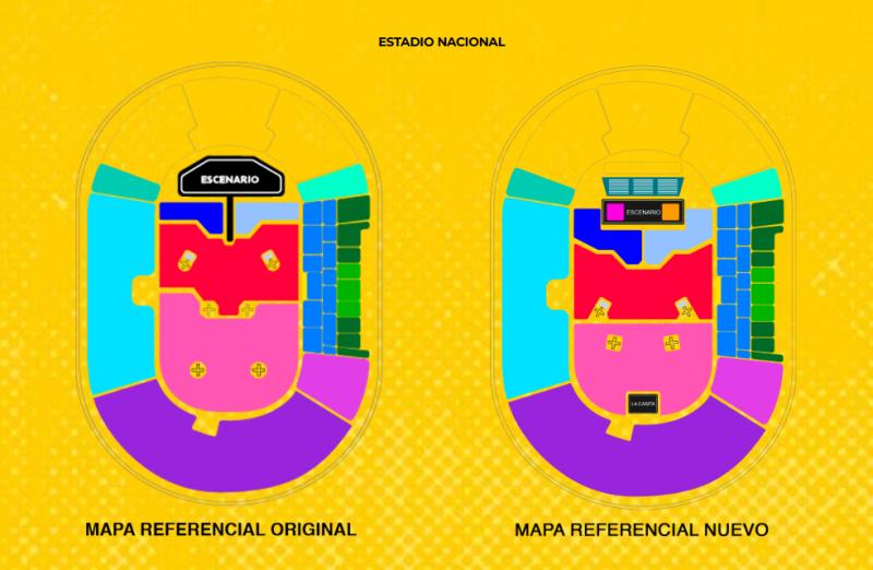 Mapa concierto de Bad Bunny - Puntoticket