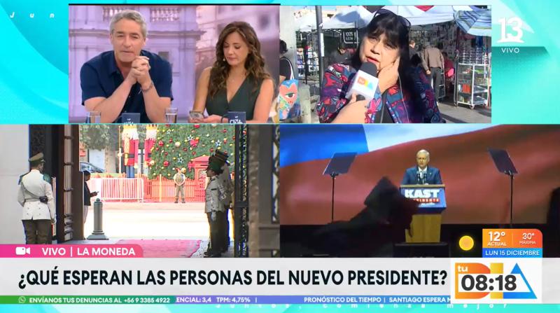 Canal 13 - José Luis Repenning / Priscilla Vargas / Entrevistada