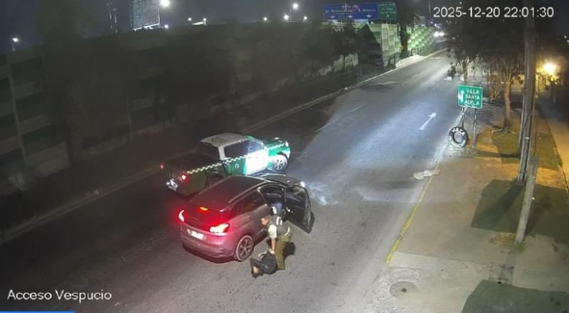 Robo frustrado: delincuentes escaparon con la víctima a bordo de su propio vehículo