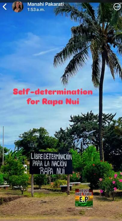 Diputados Republicanos piden salida de embajadora de Chile en Nueva Zelanda por polémica publicación sobre Rapa Nui - Instagram Manahi Pakarati