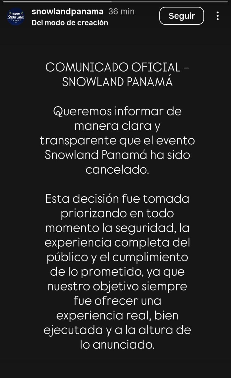 Instagram/snowlandpanama