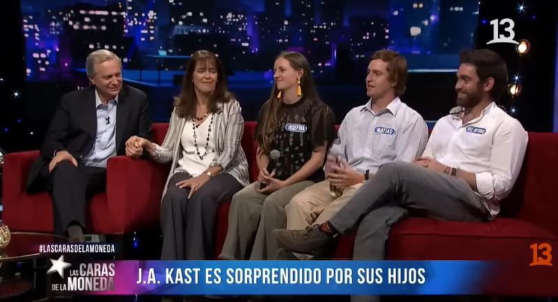 Las Caras de La Moneda - Josefina, Matías y José Antonio Kast Adriasola