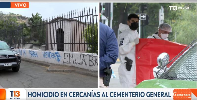 T13 - Homicidio en cercanías al Cementerio General