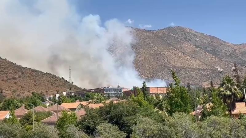 T13 - Incendio forestal en San Carlos de Apoquindo