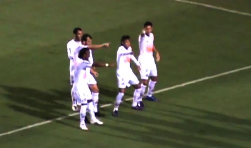 @SantosFC - Neymar celebrando el gol en 2012