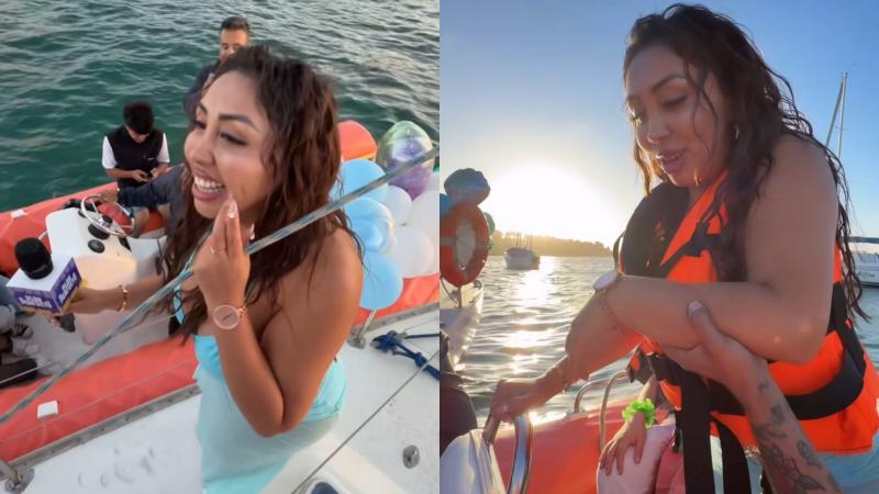 Instagram - El inesperado festejo que Naya Fácil improvisó en el mar luego de que lujoso club cancelara su cumpleaños