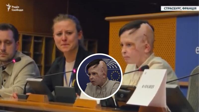 Ministerio de Asuntos Exteriores Ucrania - Niño ucraniano contó cómo vio morir a su mamá tras bombardeo ruso y traductora se quebró