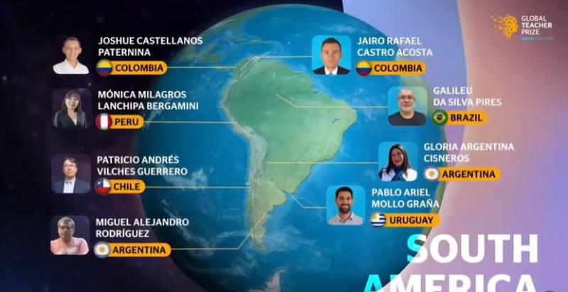 Captura de Instagram - Profesor chileno elegido entre los 50 mejores del mundo