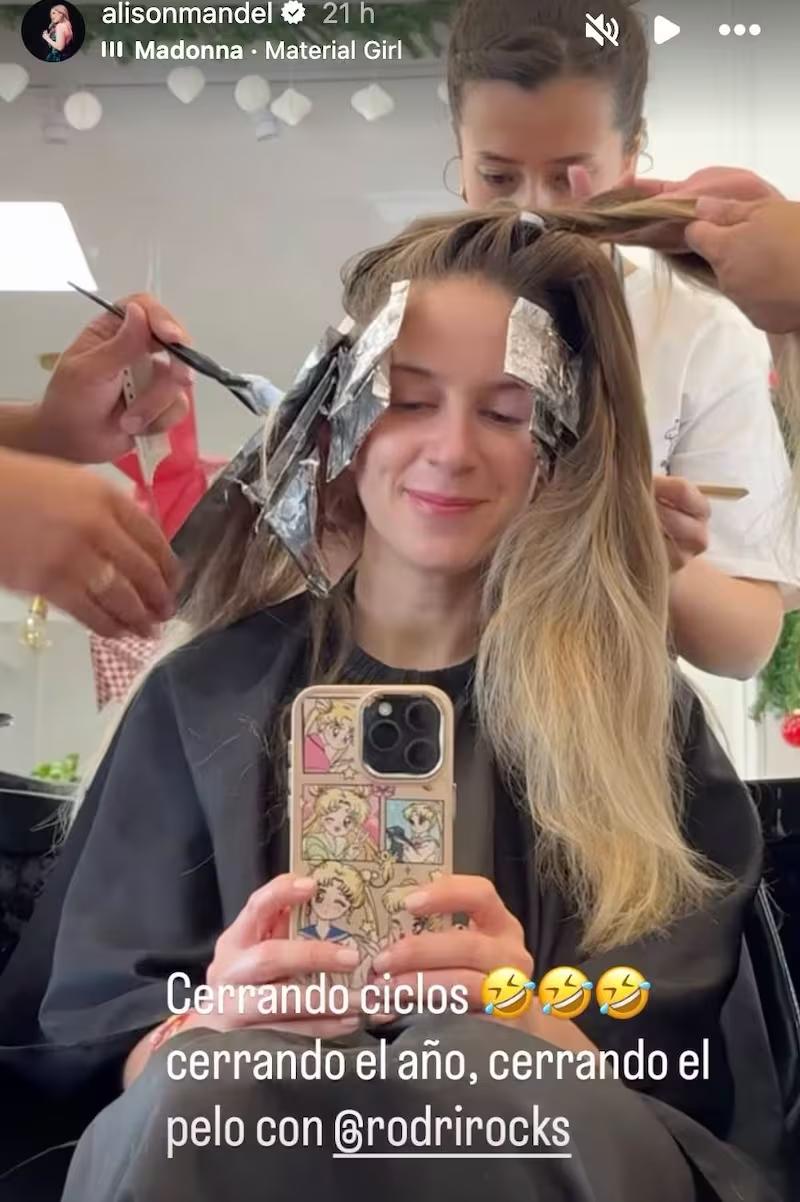 Captura - El cambio de look de Alison Mandel