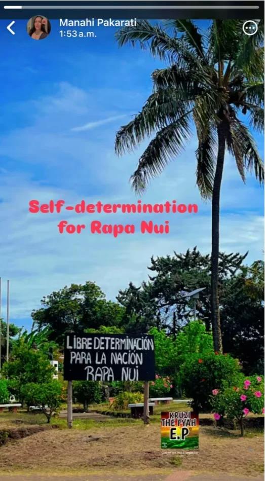 Imagen del posteo realizado por la embajadora.