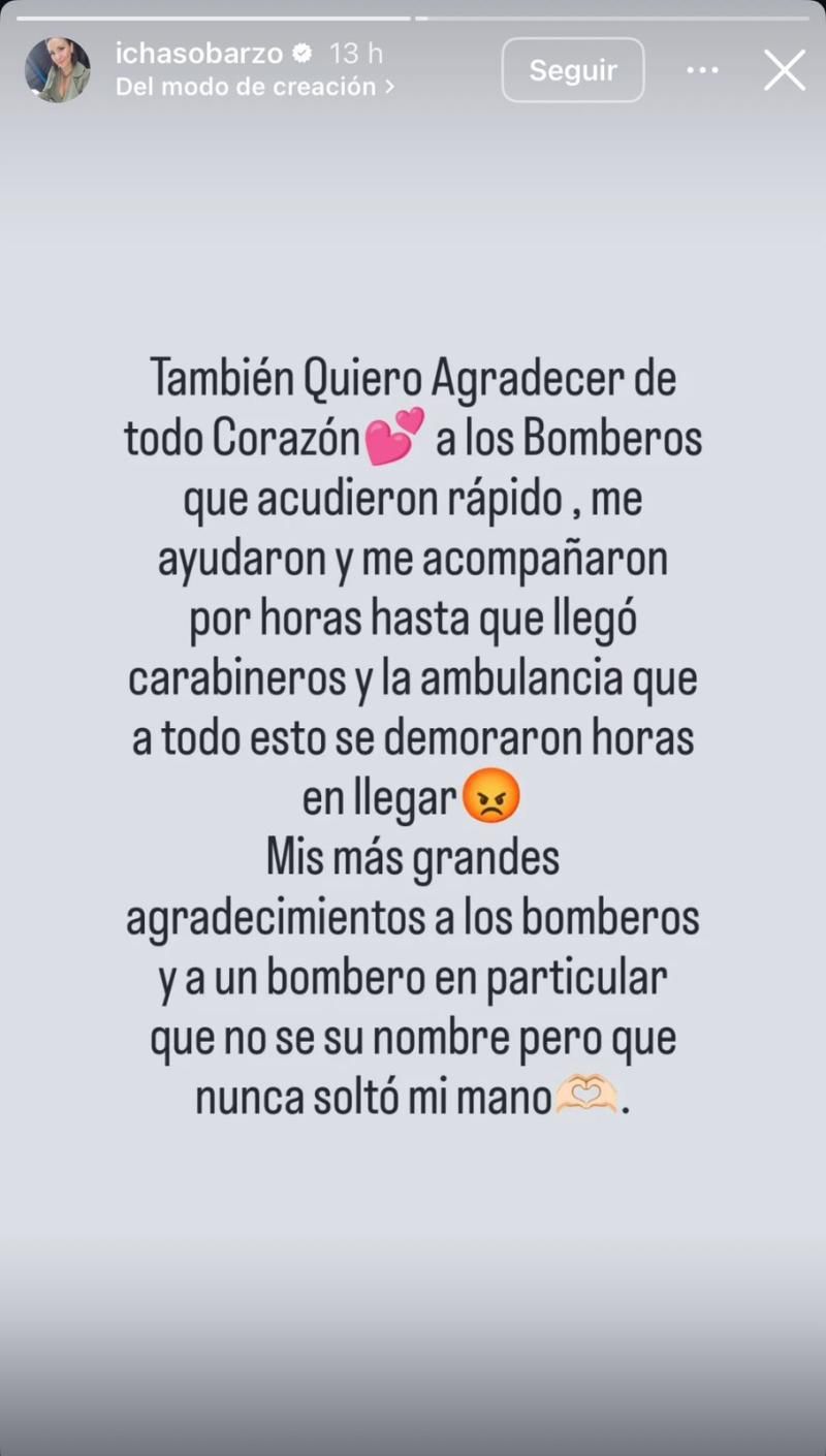 Instagram - María Isabel Sobarzo