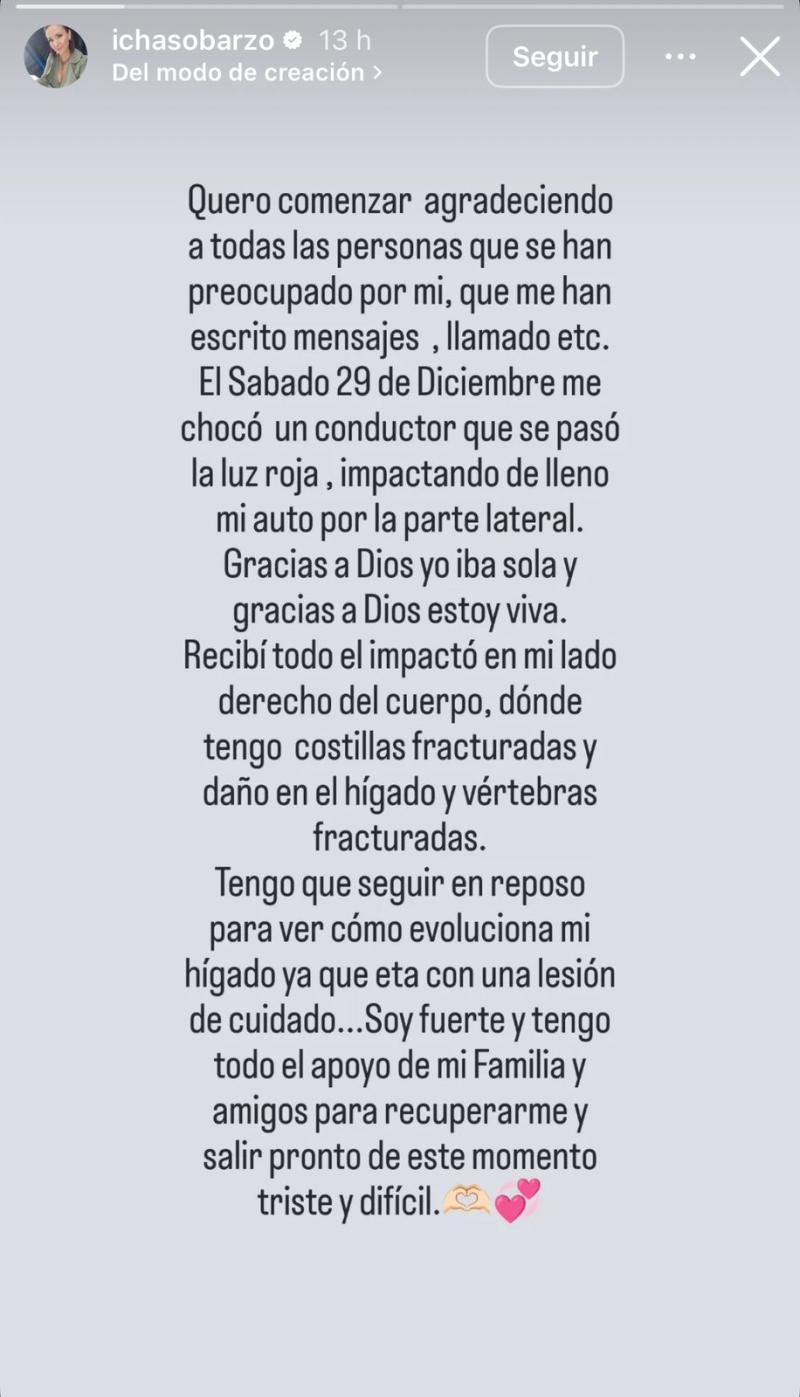 Instagram - María Isabel Sobarzo