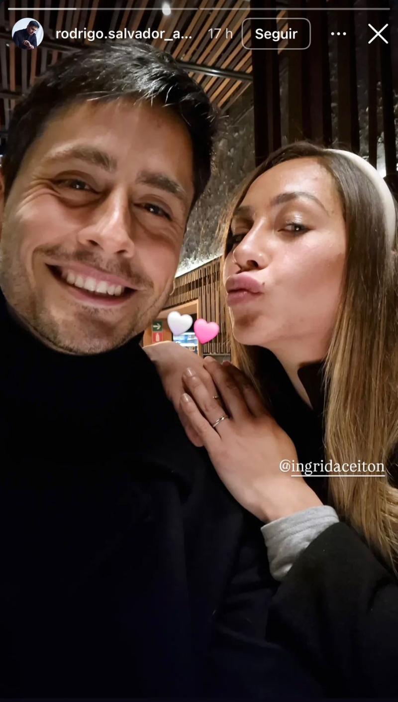 Instagram - Ingrid Aceitón y su pareja Rodrigo Salvador