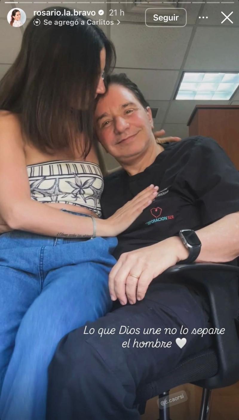 Instagram - Rosario Bravo y su esposo Carlos Caorsi