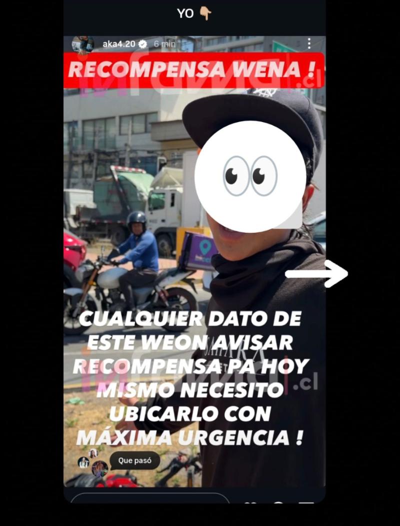 Instagram - AK4:20 (storie resubida por Infama)