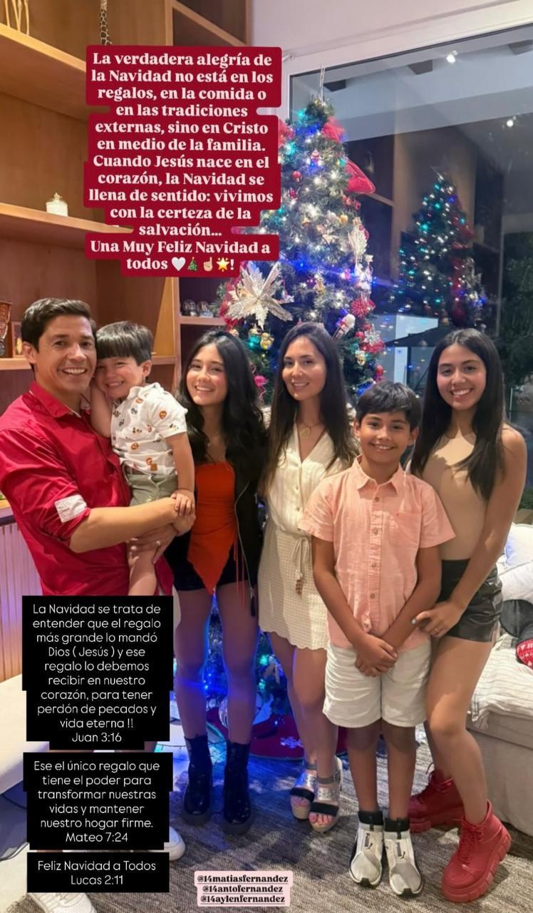 La emotiva reflexión navideña de Matías Fernández | Instagram