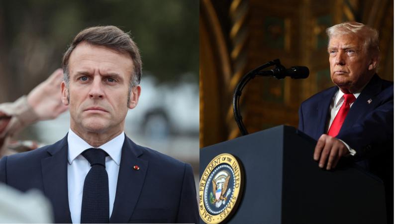 AFP - Trump relata llamado para presionar a Macron por precios de medicamentos