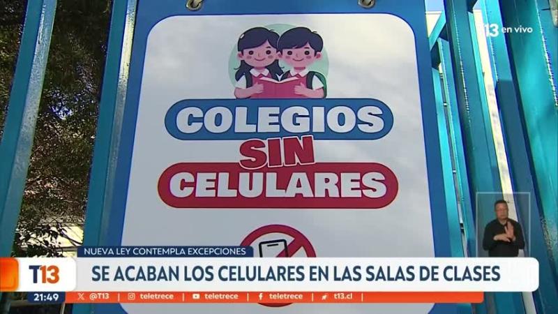 Cuáles son las excepciones en que sí se podrá usar celulares en colegios