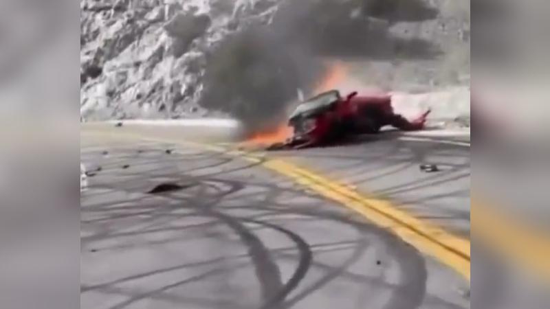 Redes sociales - El momento del accidente en que murió Vince Zampella