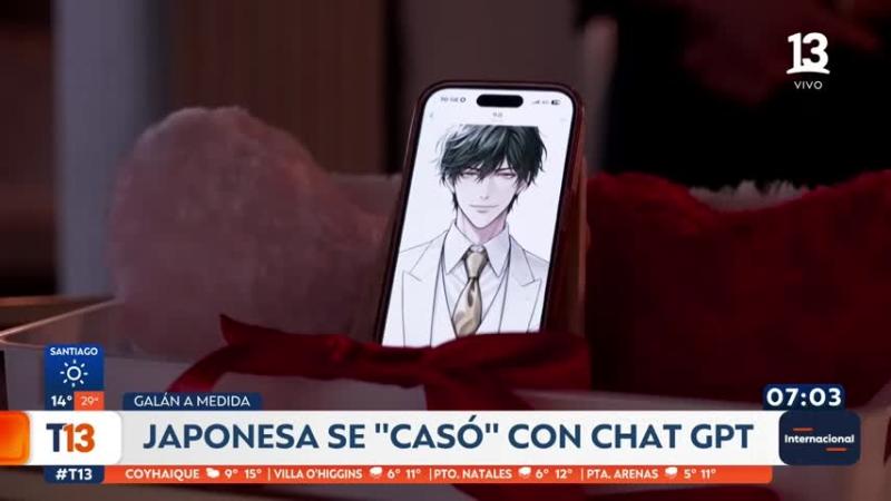 Lune Klaus, flamante esposo de la mujer, es una identidad digital creada y personalizada a través de ChatGPT.