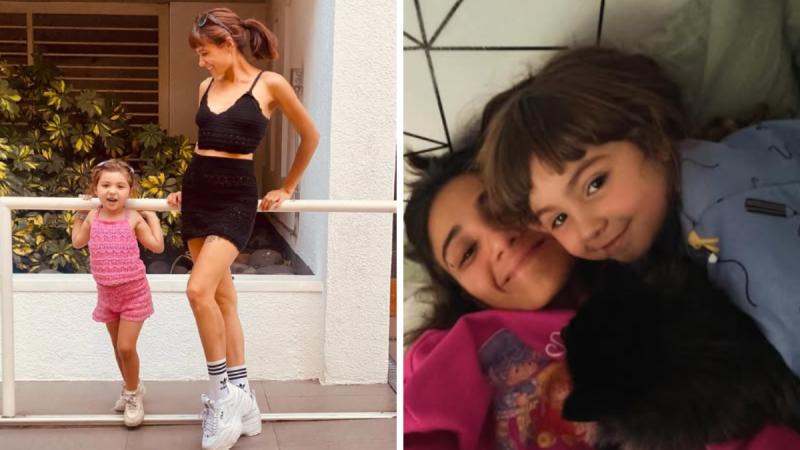 Daniela Pérez y su hija Violeta - Instagram