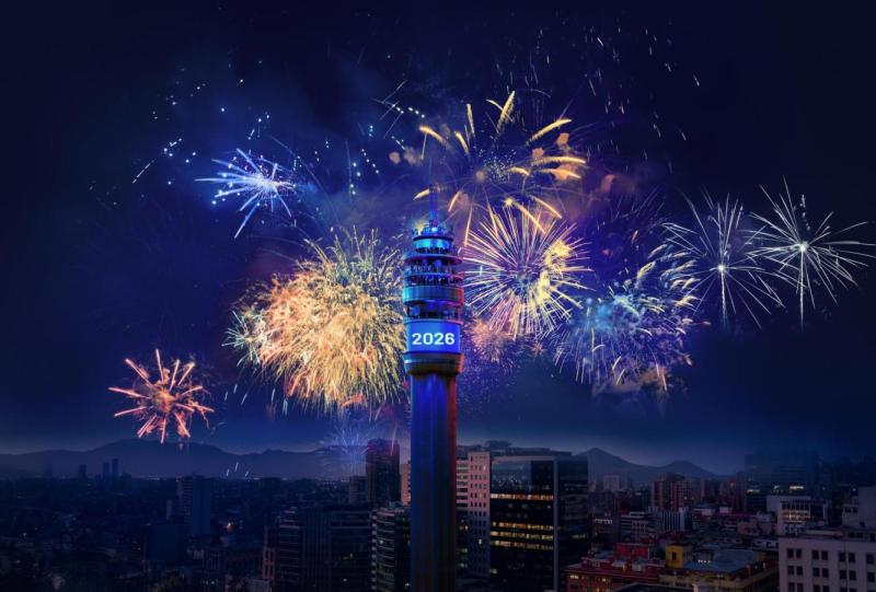 Año Nuevo 2026 en la Torre Entel - C13