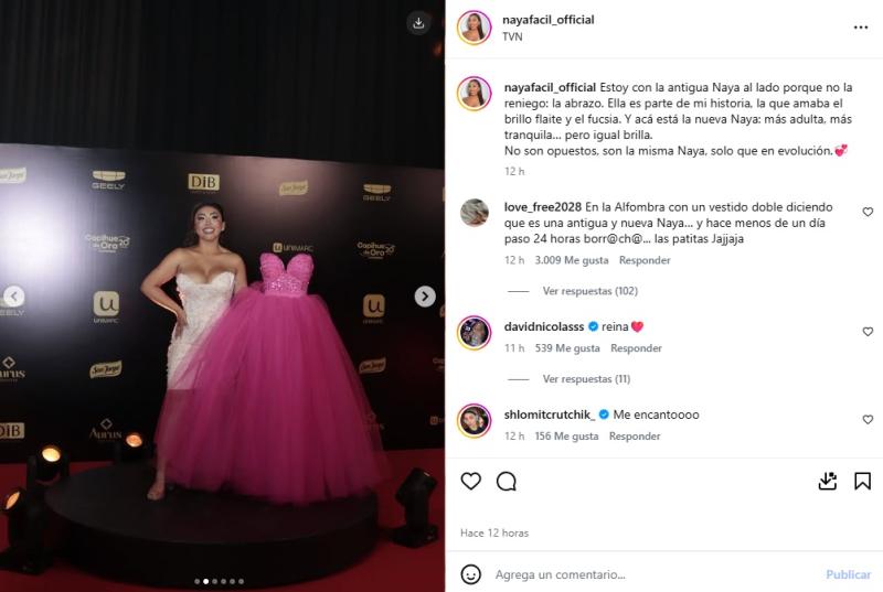 Instagram - Naya Fácil en los Copihue de Oro 2025
