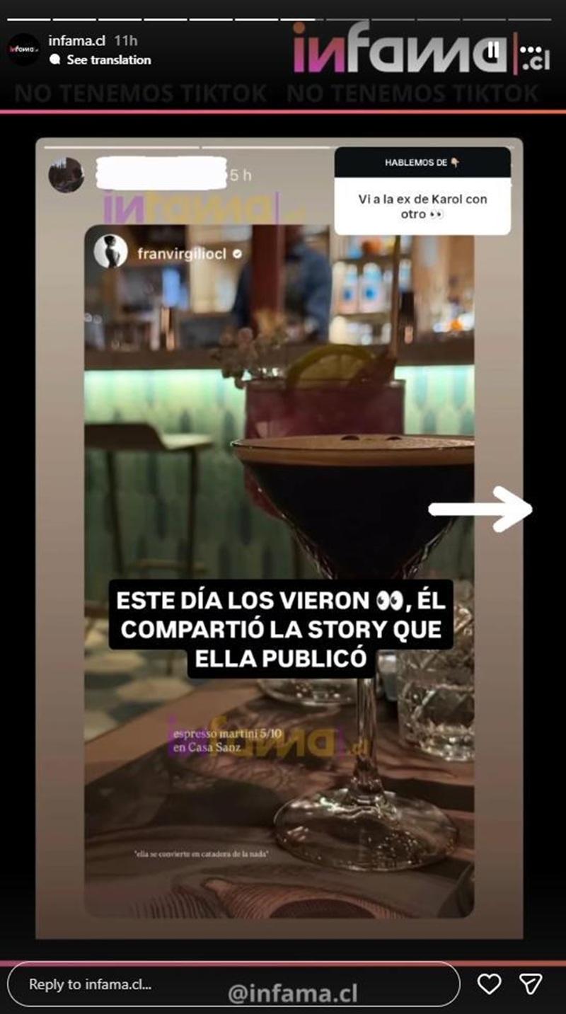 Instagram (Infama) - La supuesta nueva pareja de Fran Virgilio