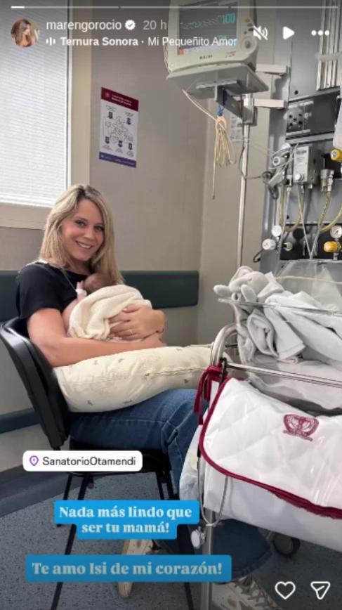 @marengorocio - Rocío Marengo publica tierna fotografía con su hijo, que dejó la incubadora tras nacimiento prematuro