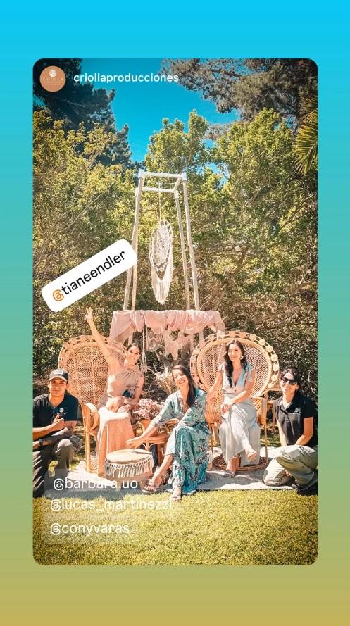 Instagram/tianeendler - El matrimonio en Chile de Christiane Endler