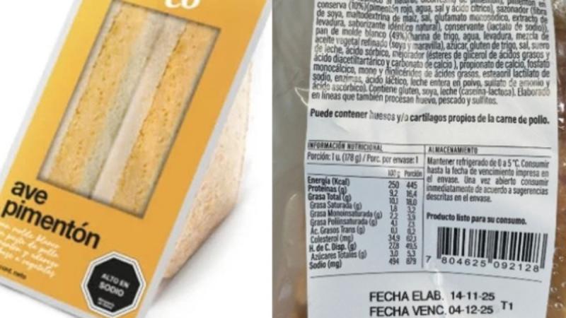 Minsal emite alerta alimentaria por bacteria en sándwich - Minsal