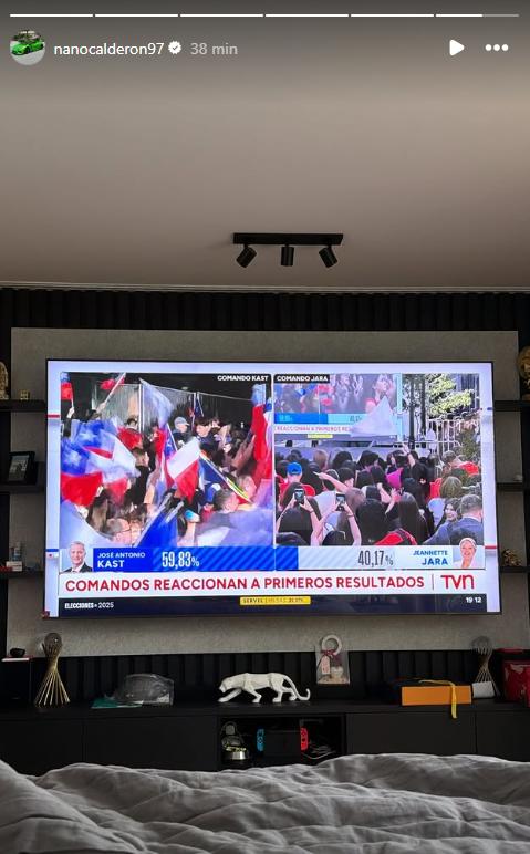 Captura - Famosos celebraron el triunfo de José Antonio Kast en las elecciones