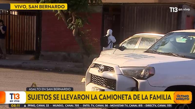 T13 - PDI baleó a delincuente tras asalto en San Bernardo