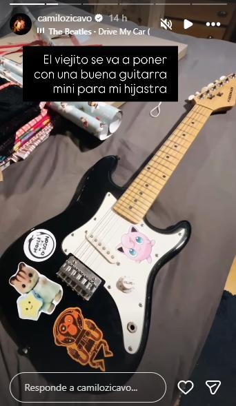 El regalo de Camilo Zicavo para su hijastra - Instagram