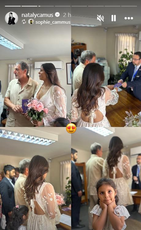 Captura stories Instagram: @natalycamus