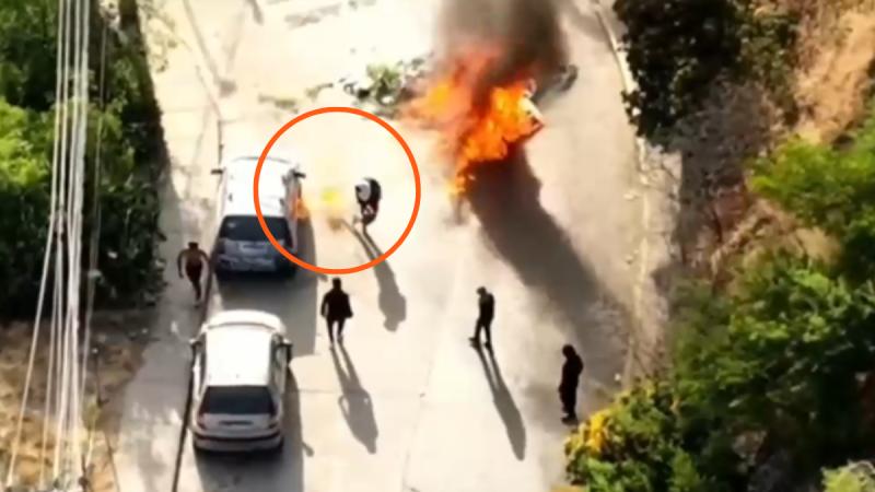 Toma del Cerro 18: Manifestante se quemó la mano - Tu Día