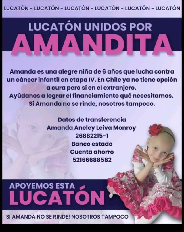 @Unidosporamanda - Amanda, de 6 años, necesita 1.000 millones de pesos para tratamiento contra el cáncer: Padres caminaron desde Chillán a La Moneda