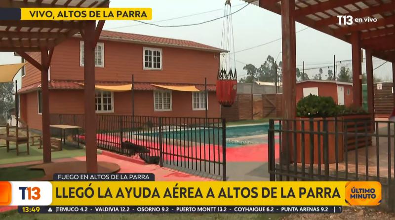 T13 Tarde - Así funciona el sistema Bambi Bucket para combatir los incendios forestales