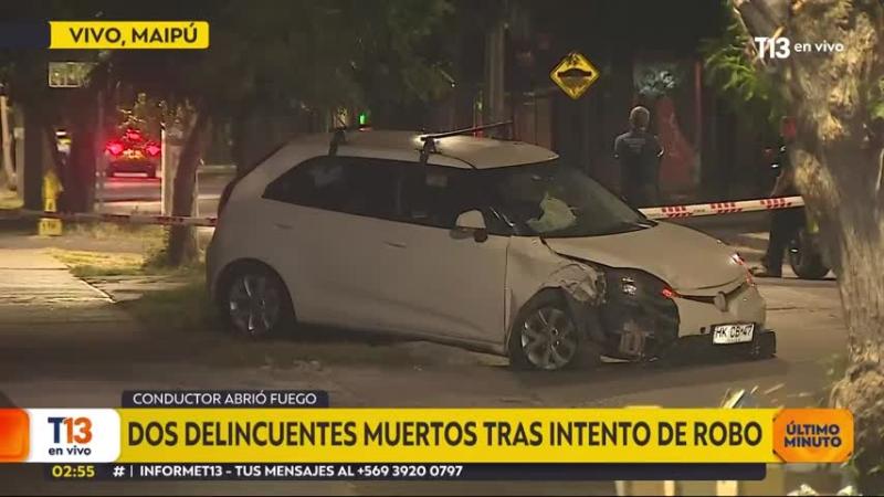 Qué se sabe de los dos delincuentes muertos tras intento de robo en Maipú